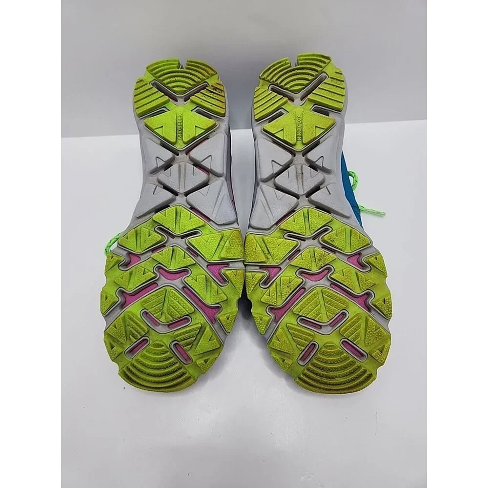 Nike Flex Trail Blue Green Pink Running Shoes Women's US‎ 8.5 - Picture 8 of 8